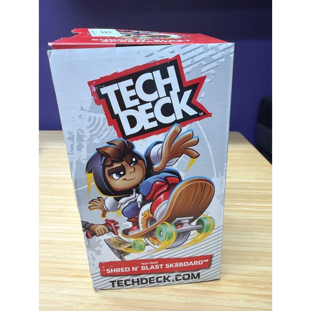 Tech Deck Shred N Blast SK8Board Figure Ramp Launcher Set New Sealed